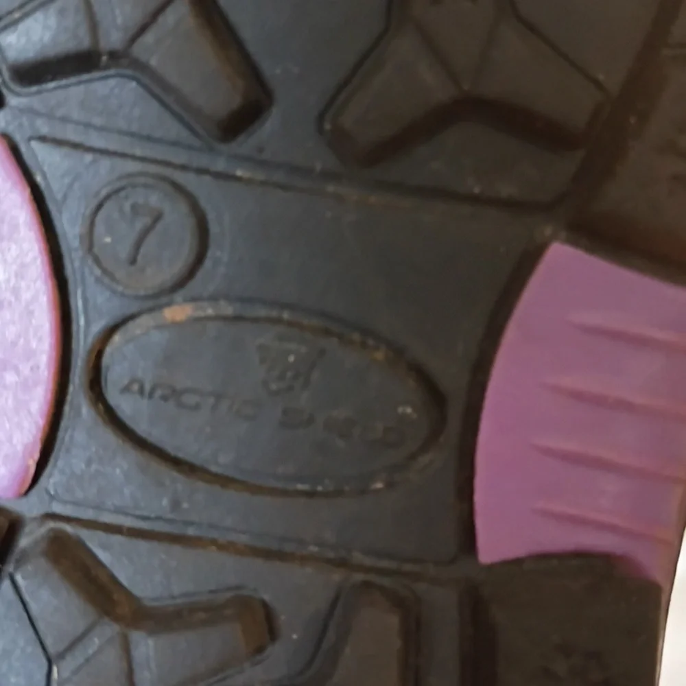 sorel Pink and Black Arctic Shield Winter Boots Baby